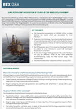 Rex Q&A Brage acquisition